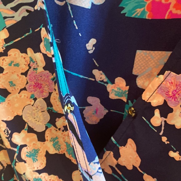 Romper - 100% lightweight silk print - made in NYC - Small - Picture 7 of 10